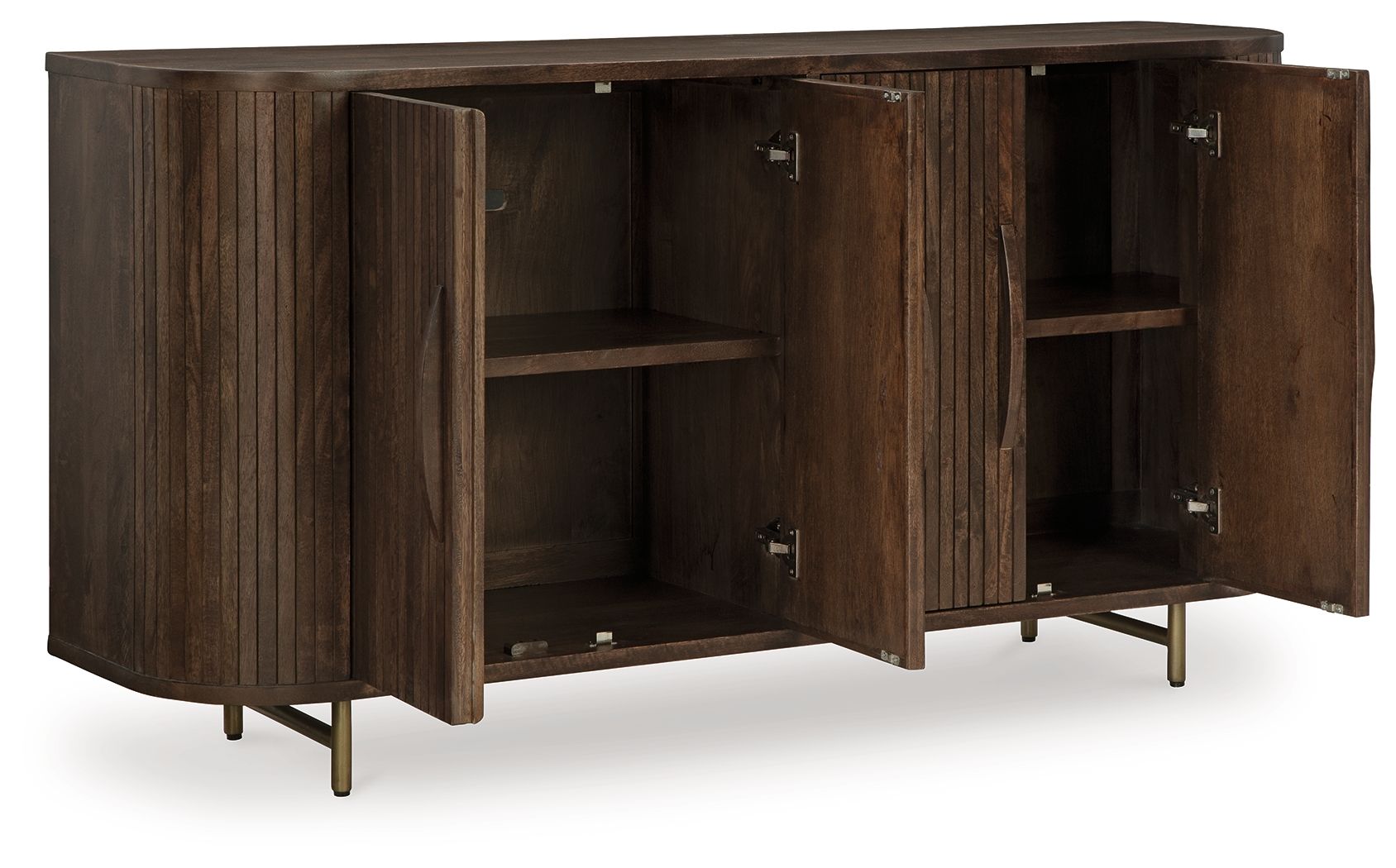 Amickly - Dark Brown - Accent Cabinet - 5th Avenue Furniture