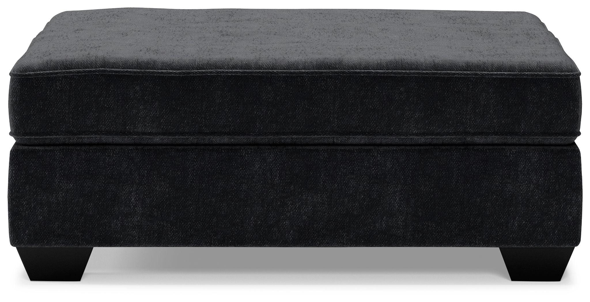 Ashley Furniture - Lavernett - Charcoal - Oversized Accent Ottoman - 5th Avenue Furniture