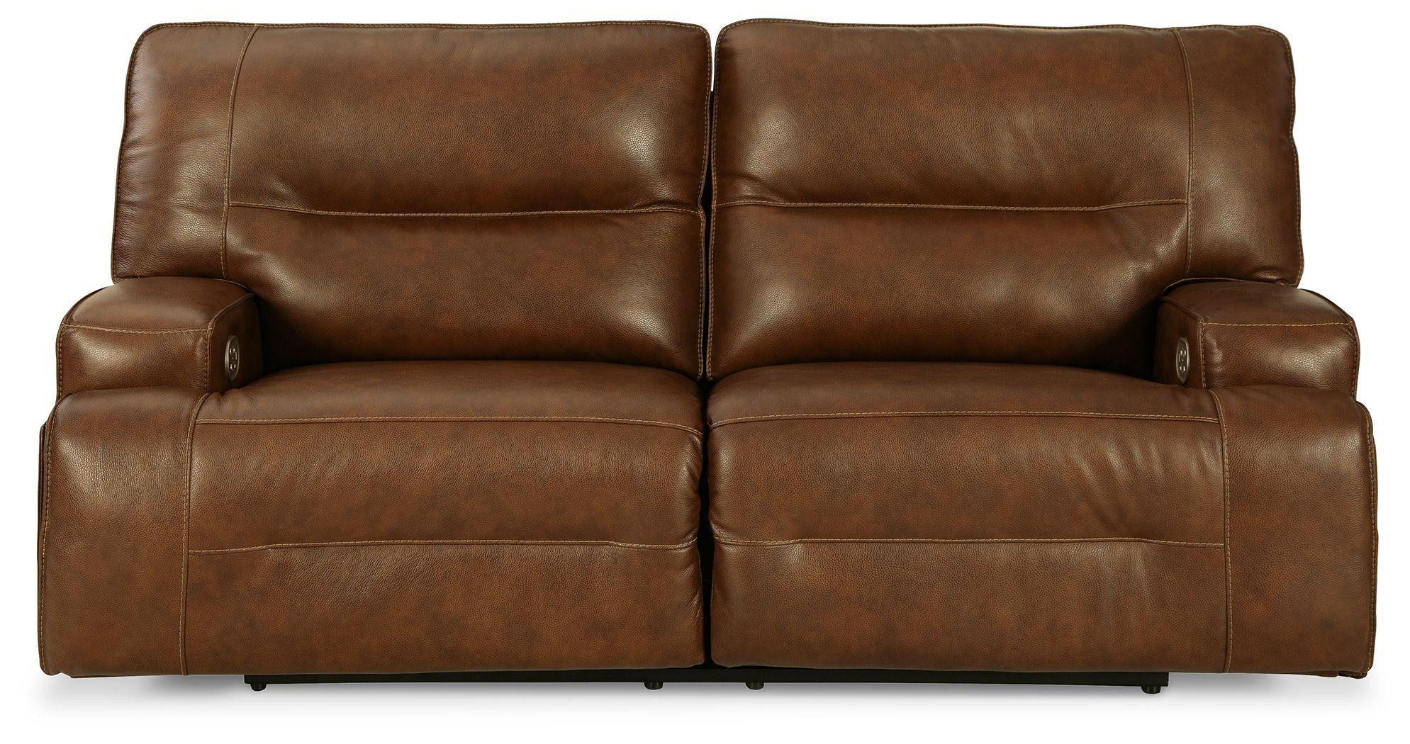 Signature Design by Ashley® - Francesca - 2 Seat Pwr Rec Sofa Adj Hdrest - 5th Avenue Furniture