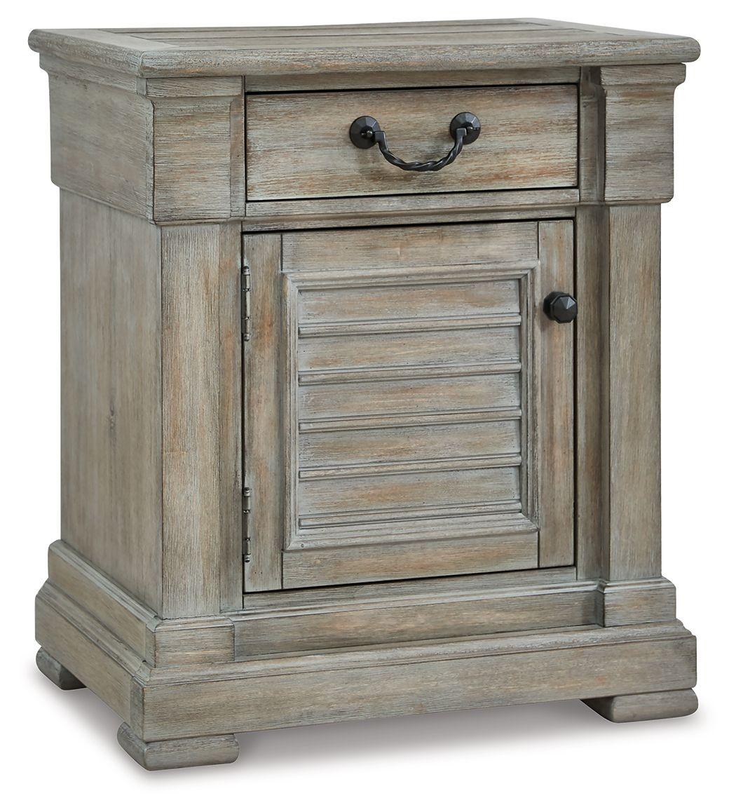 Signature Design by Ashley® - Moreshire - Bisque - One Drawer Night Stand - 5th Avenue Furniture