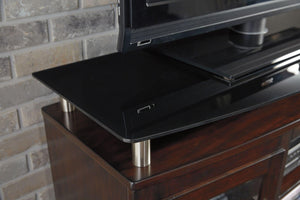 Signature Design by Ashley® - Chanceen - TV Stand With Fireplace Insert - 5th Avenue Furniture