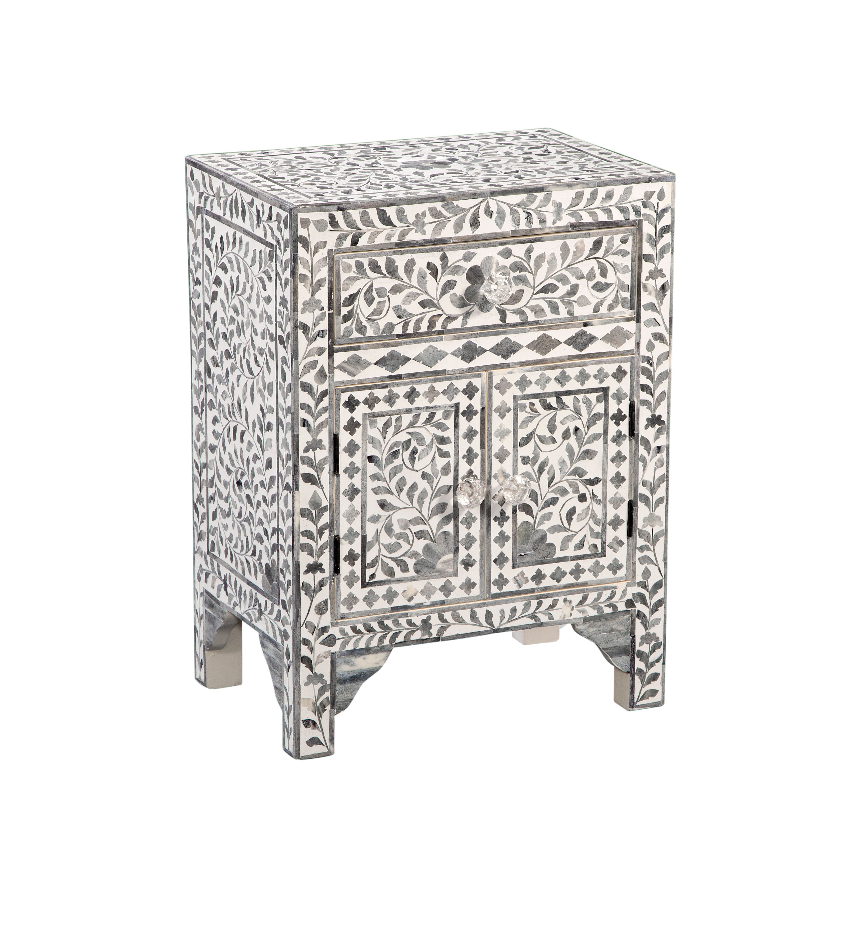 Fowler - Accent Cabinet - Pearl Silver