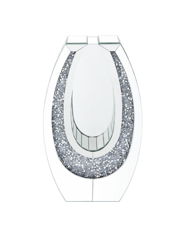 ACME - Noralie - Accent Decor - Mirrored & Faux Diamonds - 24" - 5th Avenue Furniture