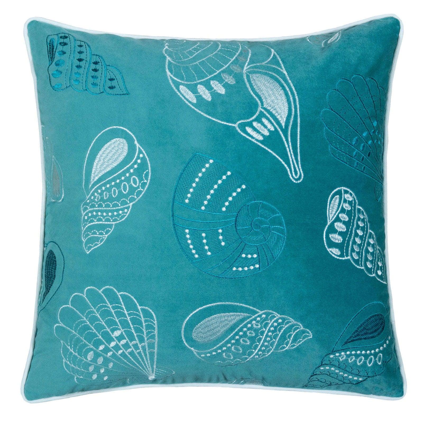 Furniture of America - Sally - Pillow (Set of 2) - Teal - 5th Avenue Furniture