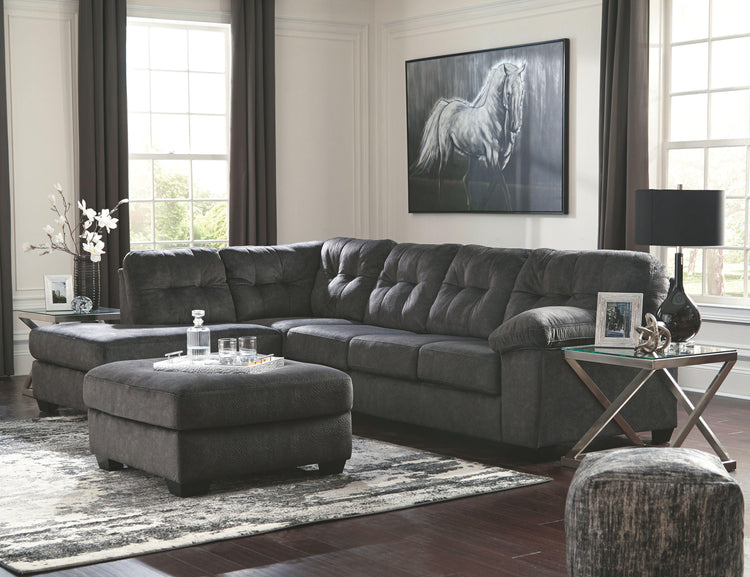 Ashley Furniture - Accrington - Accent Ottoman - 5th Avenue Furniture