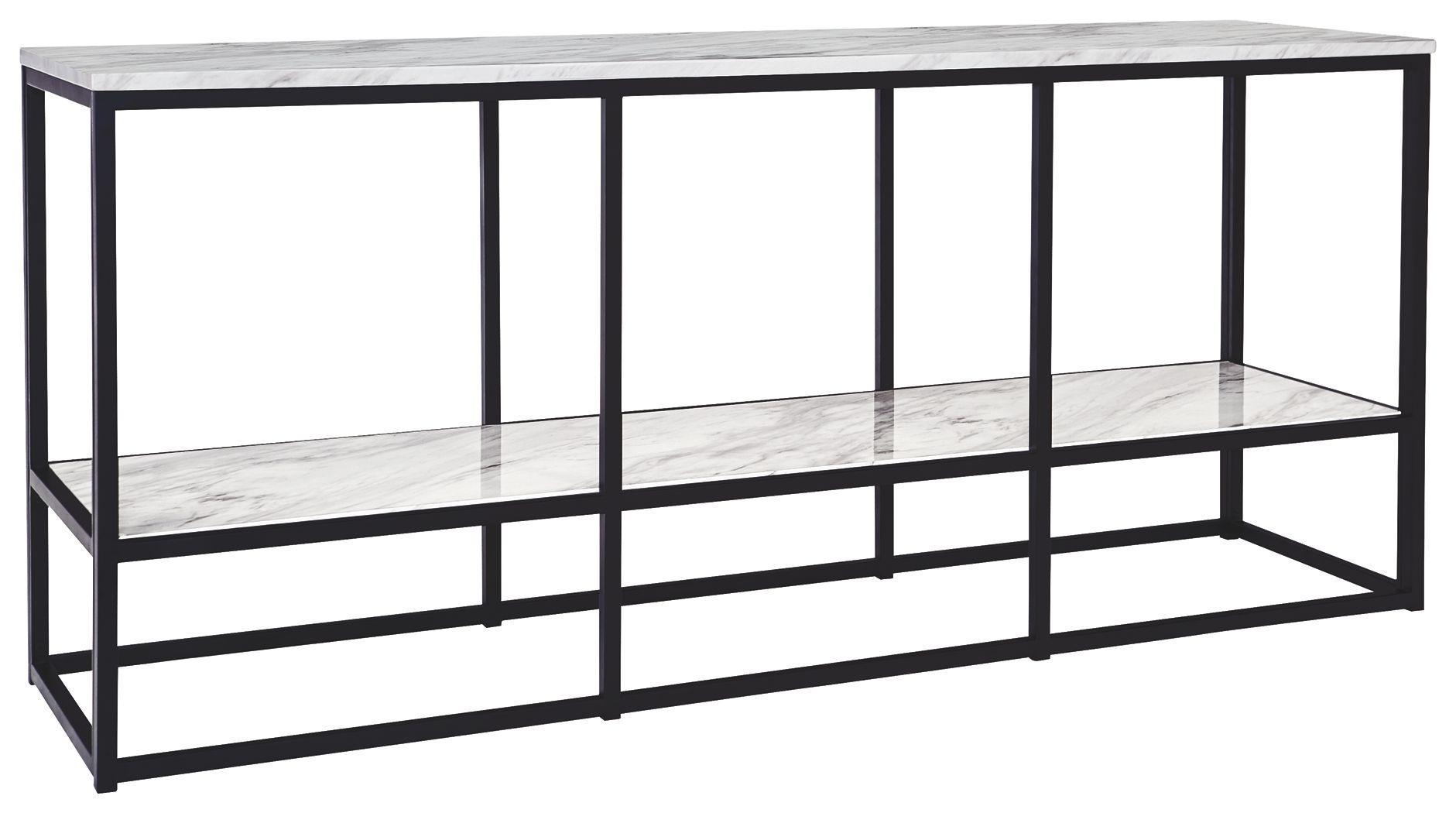 Ashley Furniture - Donnesta - Gray / Black - Extra Large TV Stand - 5th Avenue Furniture
