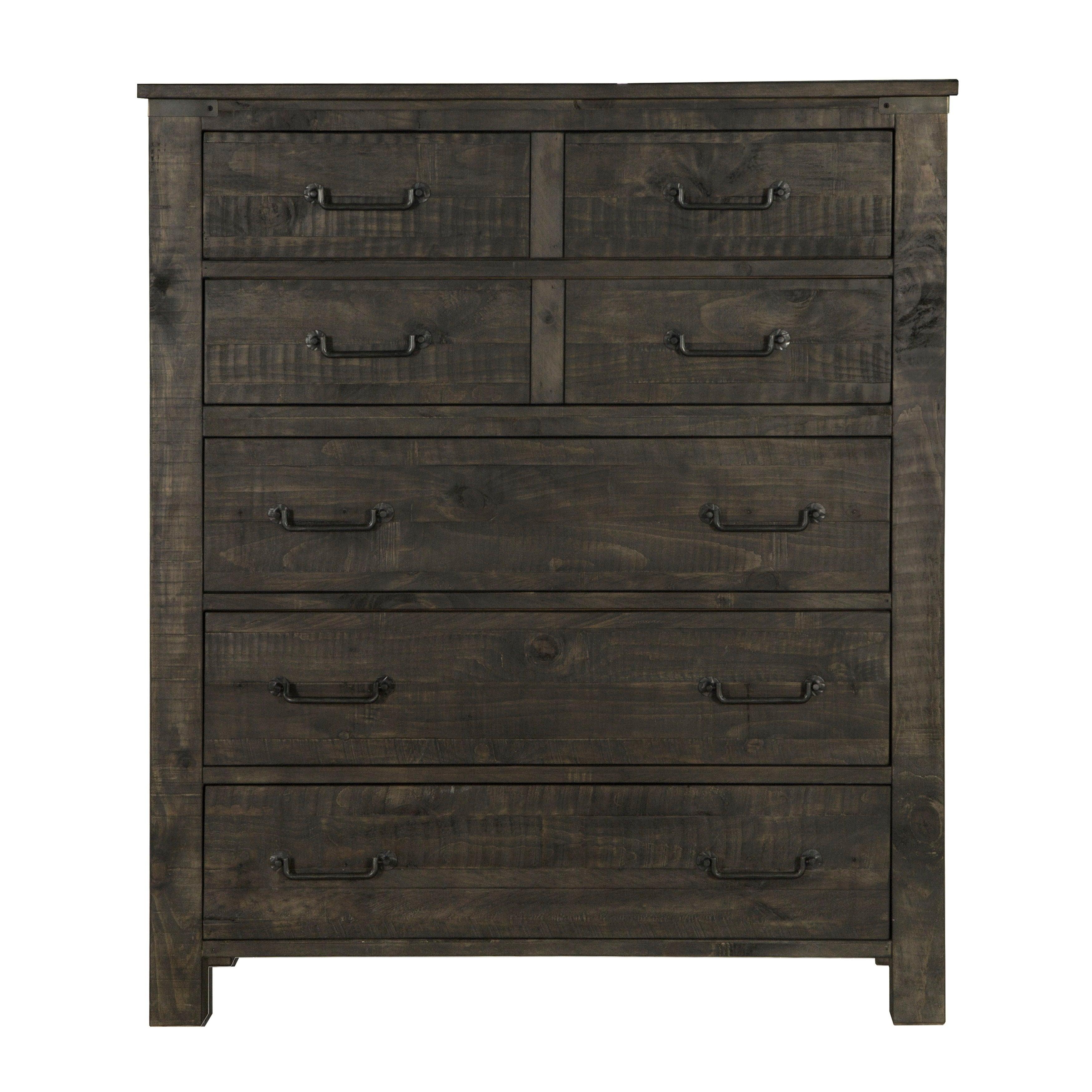Magnussen Furniture - Abington - 5 Drawer Chest - Weathered Charcoal - 5th Avenue Furniture