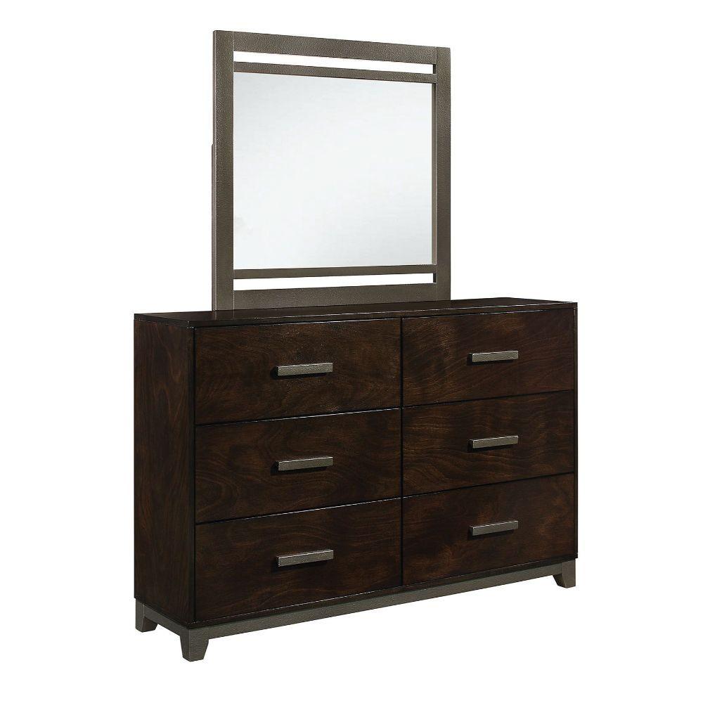 ACME - Charleen - Mirror - Walnut - 5th Avenue Furniture