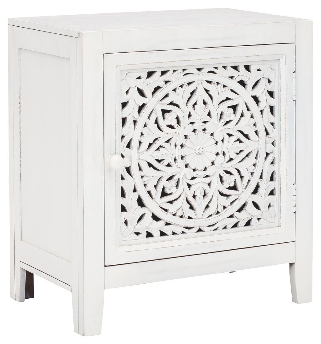 Ashley Furniture - Fossil - White - Accent Cabinet - 5th Avenue Furniture