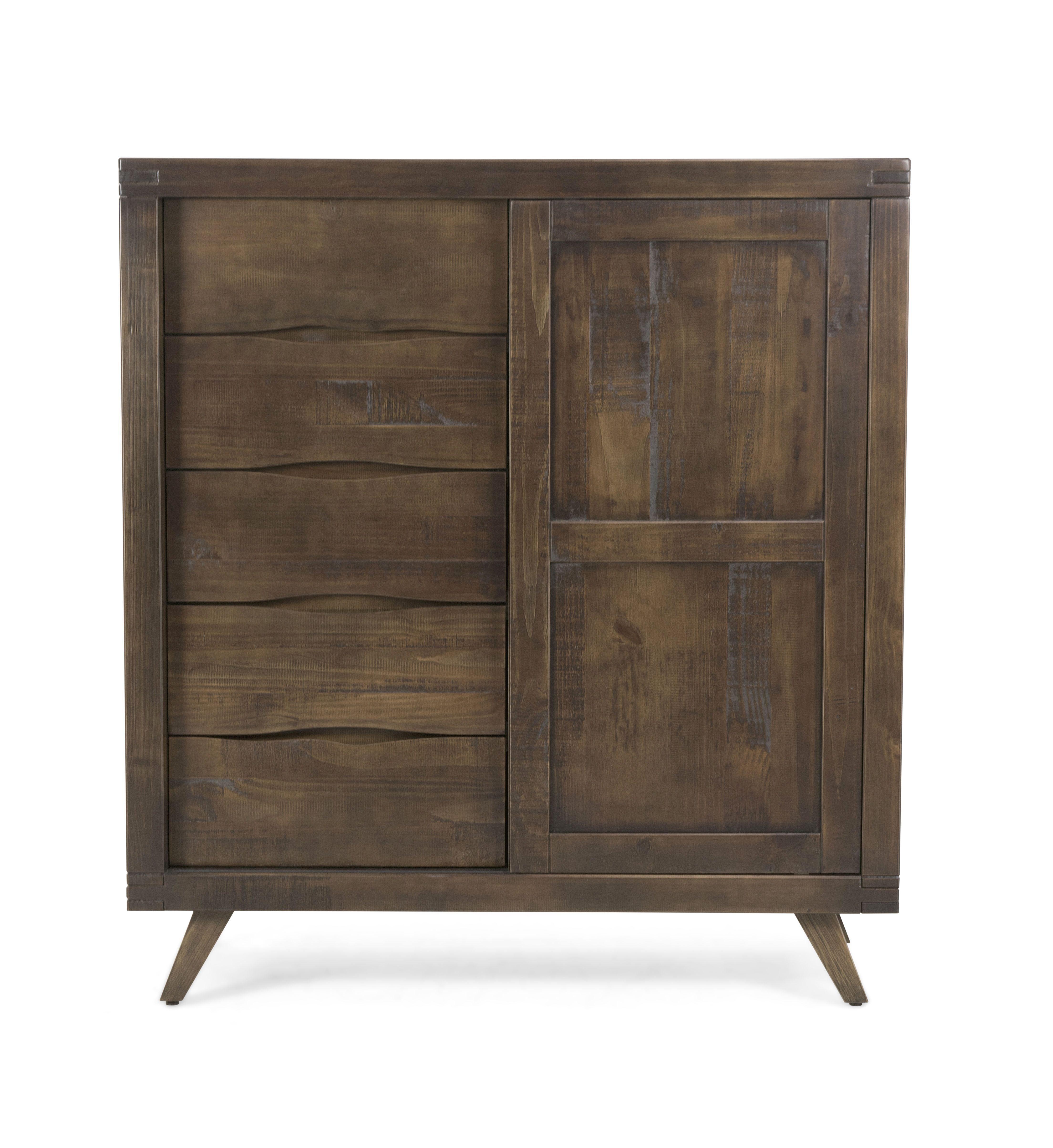 Steve Silver Furniture - Pasco - Gentleman's Chest With Glides - Brown - 5th Avenue Furniture