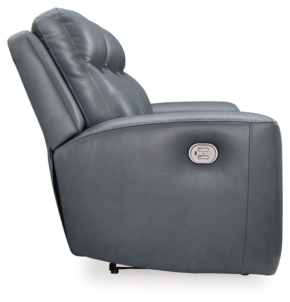 Signature Design by Ashley® - Mindanao - Pwr Rec Sofa With Adj Headrest - 5th Avenue Furniture