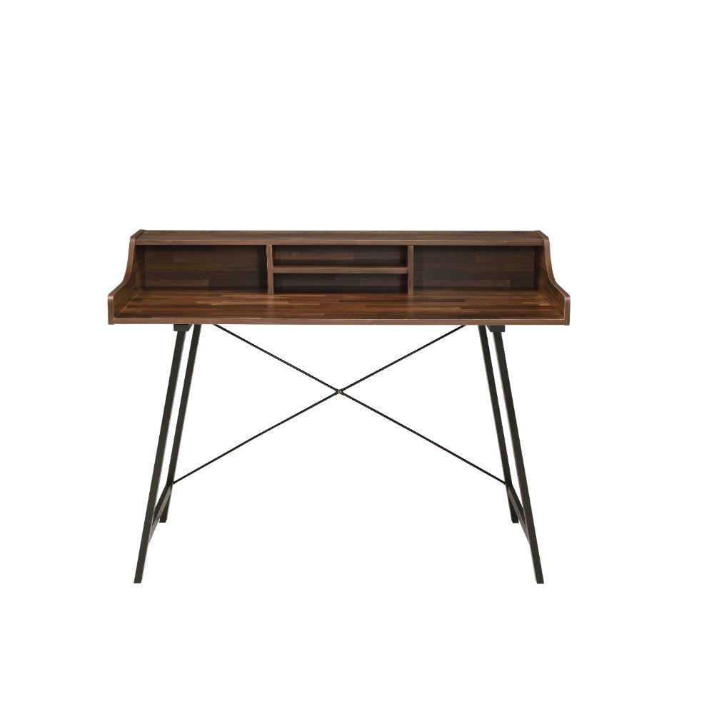 ACME - Sange - Desk - Walnut & Black - 5th Avenue Furniture