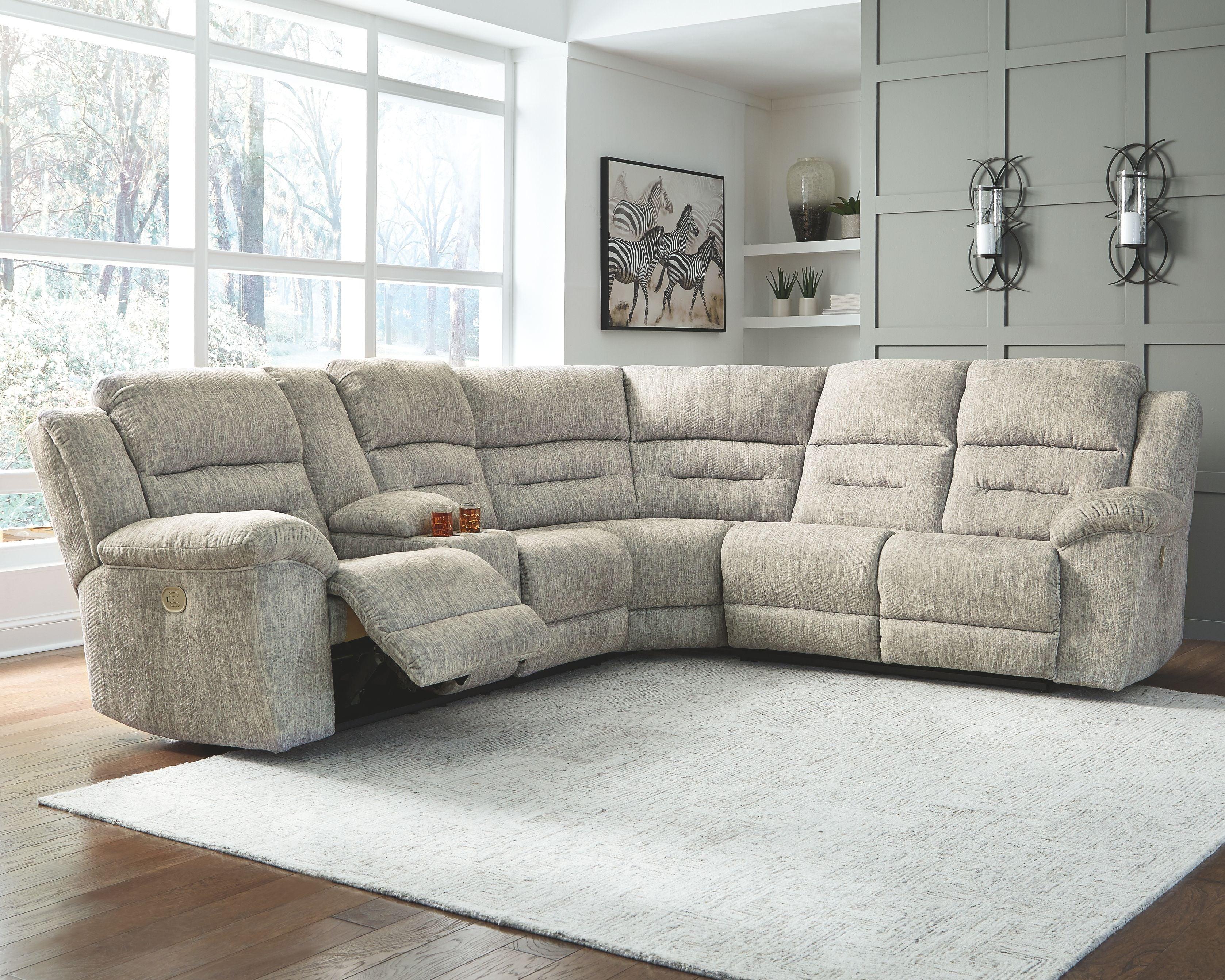 Millennium® by Ashley - Family Den - Power Reclining Sectional - 5th Avenue Furniture