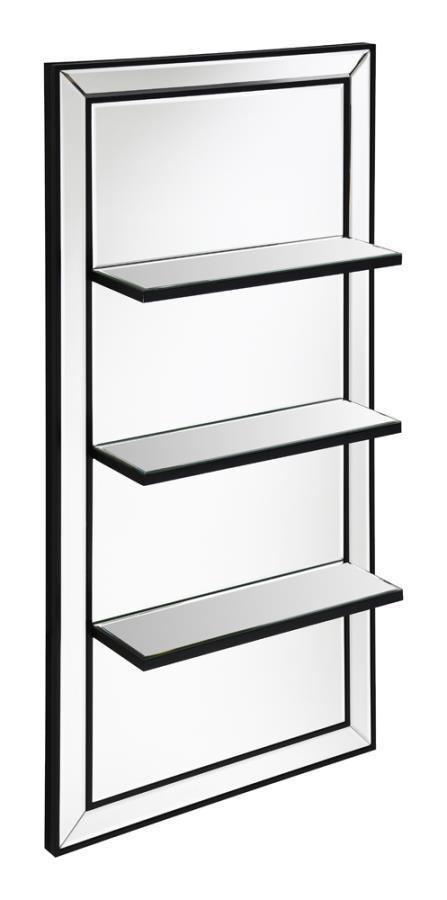 CoasterEssence - Oriel - 3-Shelf Rectangle Wall Mirror - 5th Avenue Furniture