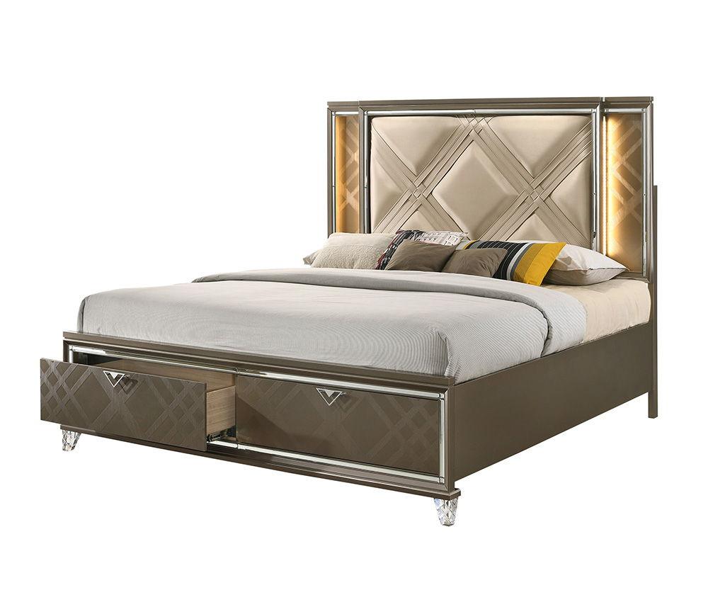ACME - Skylar - Bed w/Storage - 5th Avenue Furniture