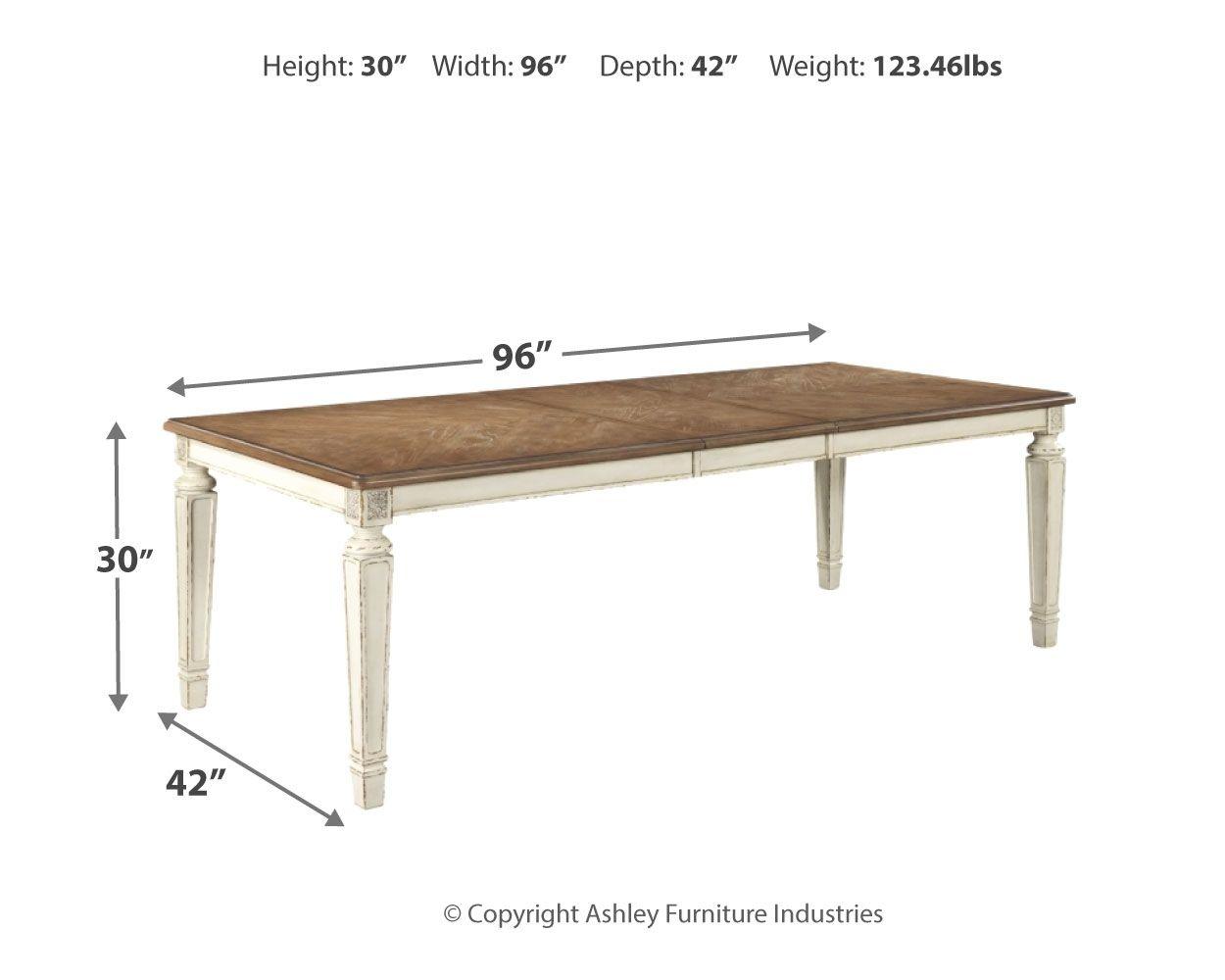 Signature Design by Ashley® - Realyn - Rectangular Dining Table Set - 5th Avenue Furniture