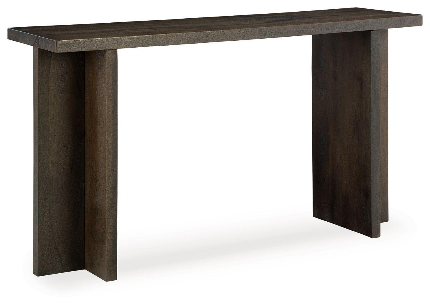Signature Design by Ashley® - Jalenry - Grayish Brown - Console Sofa Table - 5th Avenue Furniture