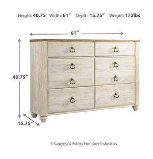 Signature Design by Ashley® - Willowton - Bedroom Set - 5th Avenue Furniture