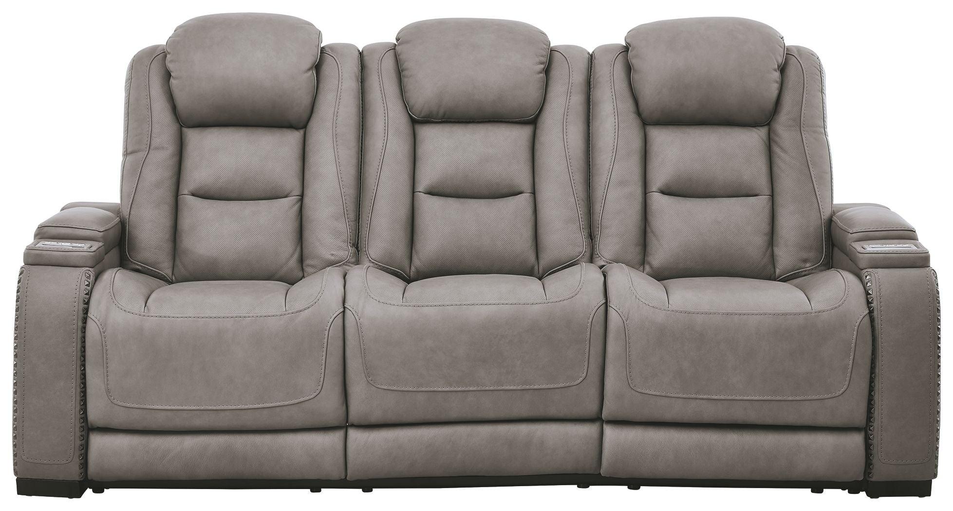 Ashley Furniture - The Man-Den - Power Reclining Sofa - 5th Avenue Furniture