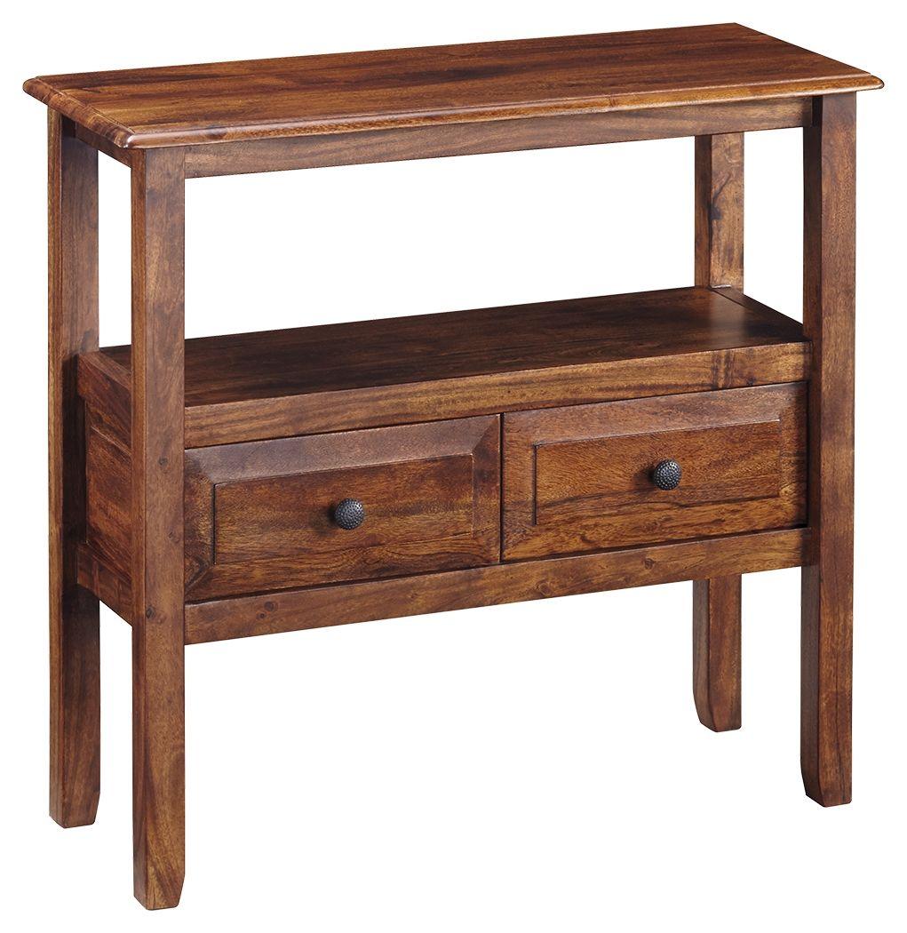 Ashley Furniture - Abbonto - Warm Brown - Accent Table - 5th Avenue Furniture