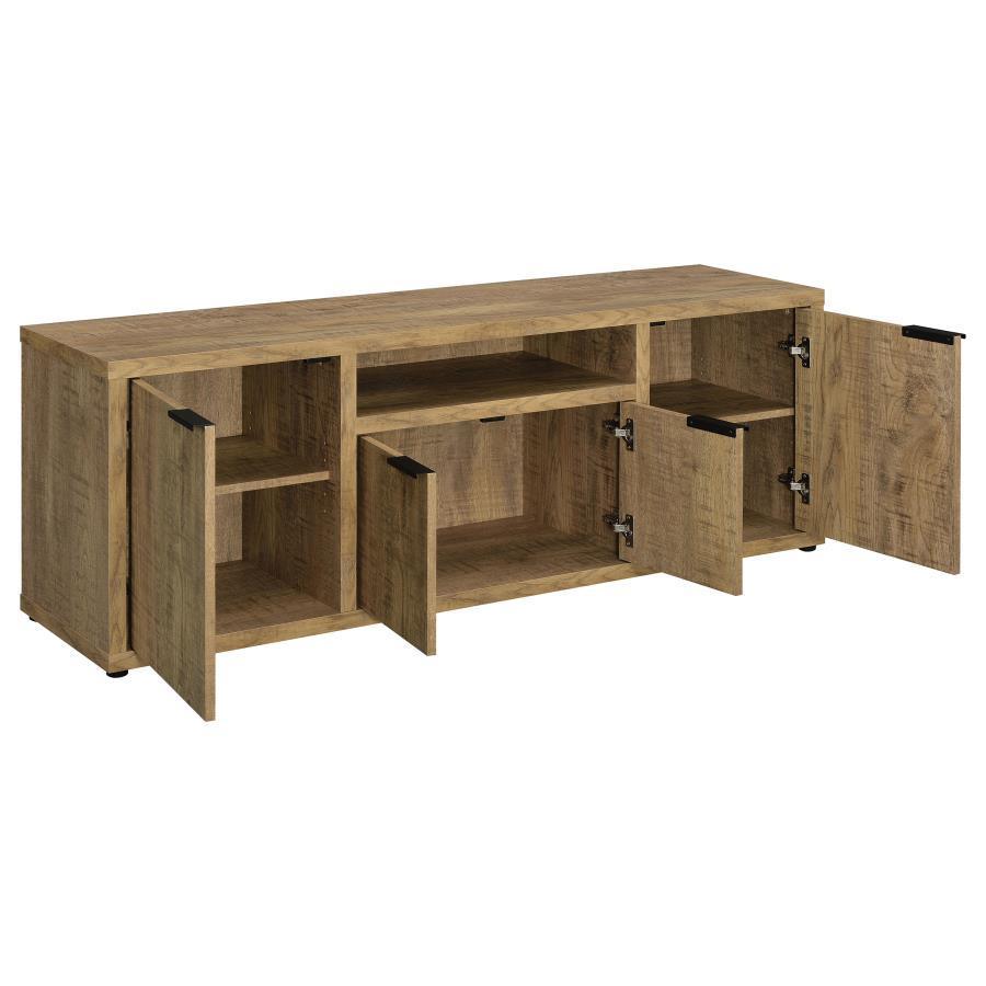 Coaster Fine Furniture - Tabby - 3 Piece Entertainment Center With 60" TV Stand - Mango - 5th Avenue Furniture