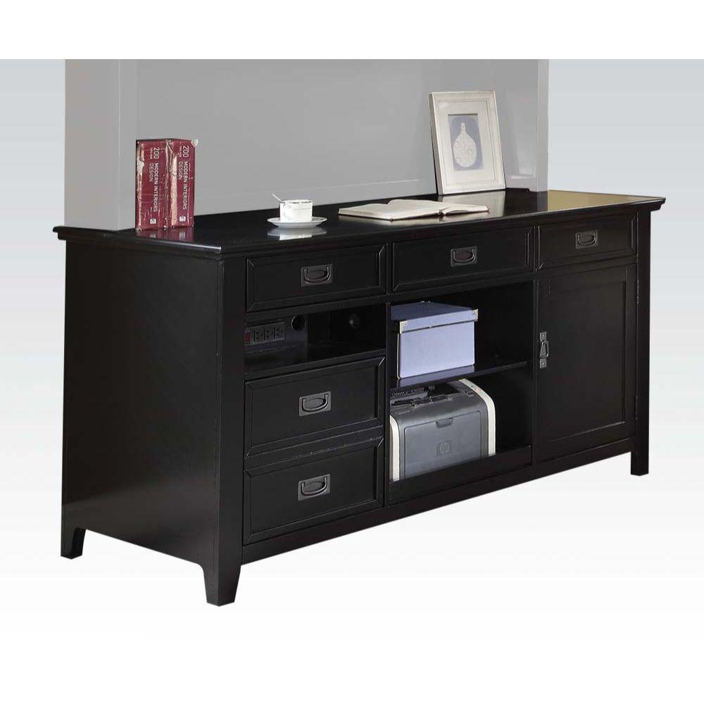 ACME - Pandora - Office Cabinet - Black - 31" - 5th Avenue Furniture