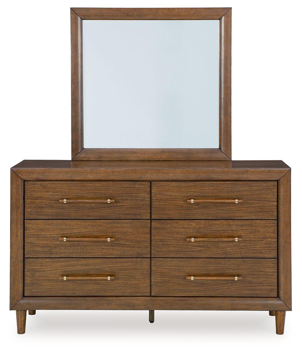 Signature Design by Ashley® - Lyncott - Brown - Dresser And Mirror - 5th Avenue Furniture