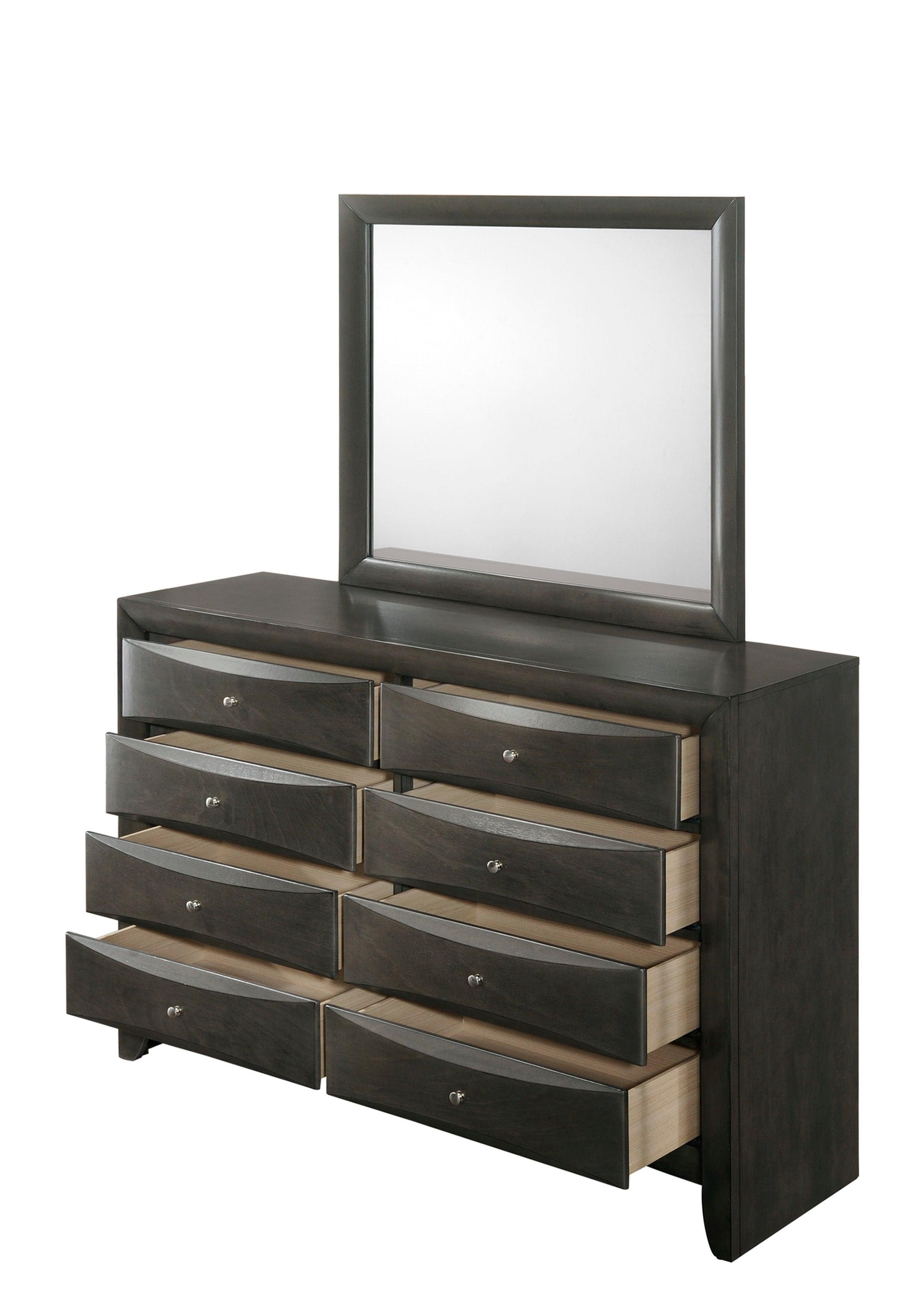 Crown Mark - Emily - Dresser, Mirror - 5th Avenue Furniture