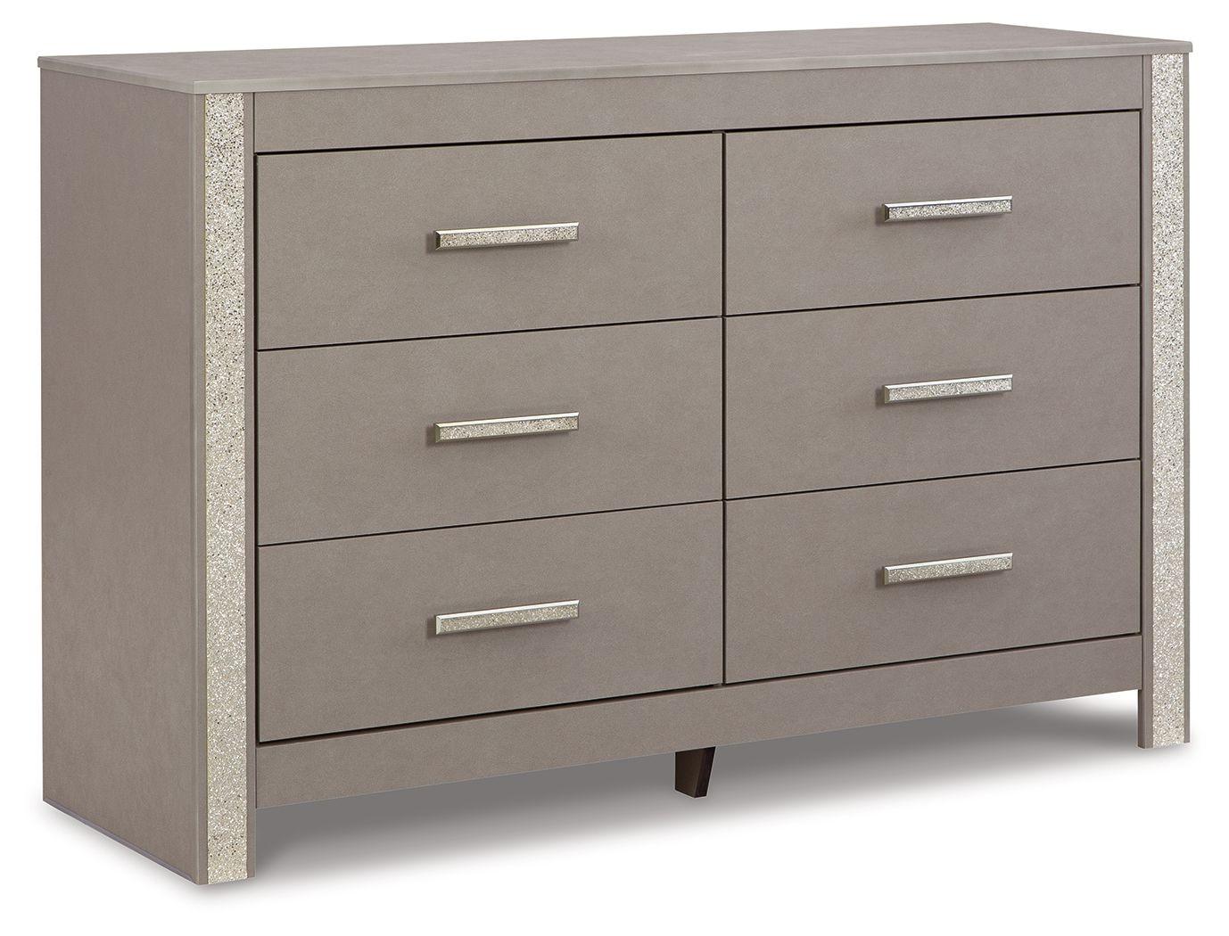 Surancha - Gray - Six Drawer Dresser Surancha - Gray - Six Drawer Dresser