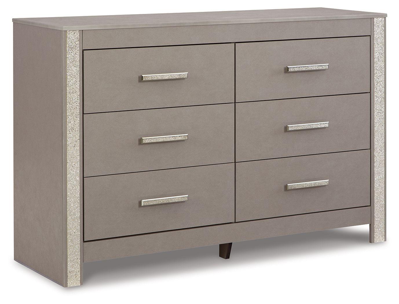 Signature Design by Ashley® - Surancha - Gray - Six Drawer Dresser - 5th Avenue Furniture