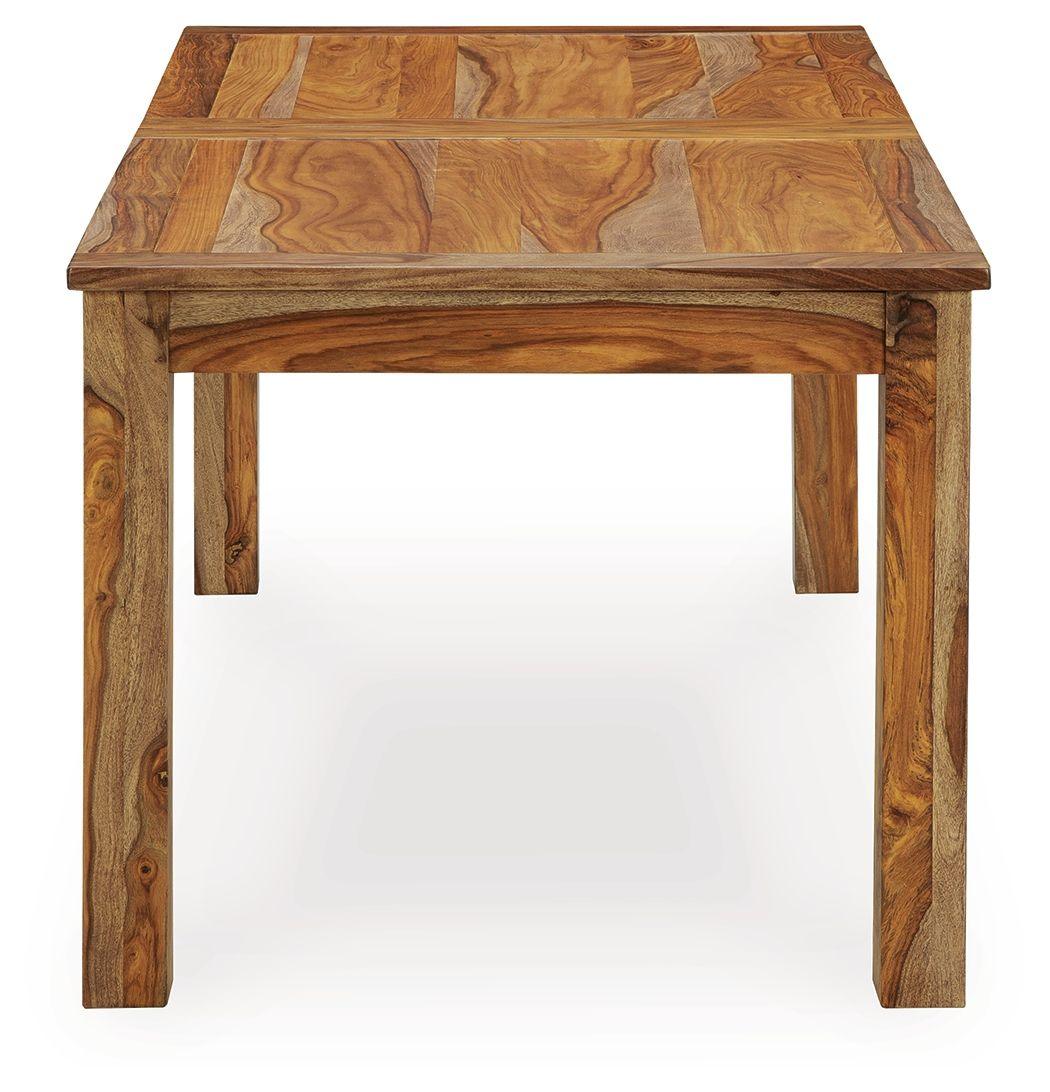 Signature Design by Ashley® - Dressonni - Brown - Rectangular Dining Room Butterfly Extension Table - 5th Avenue Furniture