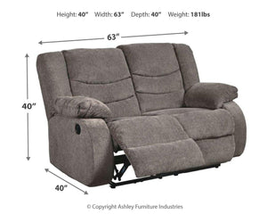 Ashley Furniture - Tulen - Reclining Loveseat - 5th Avenue Furniture