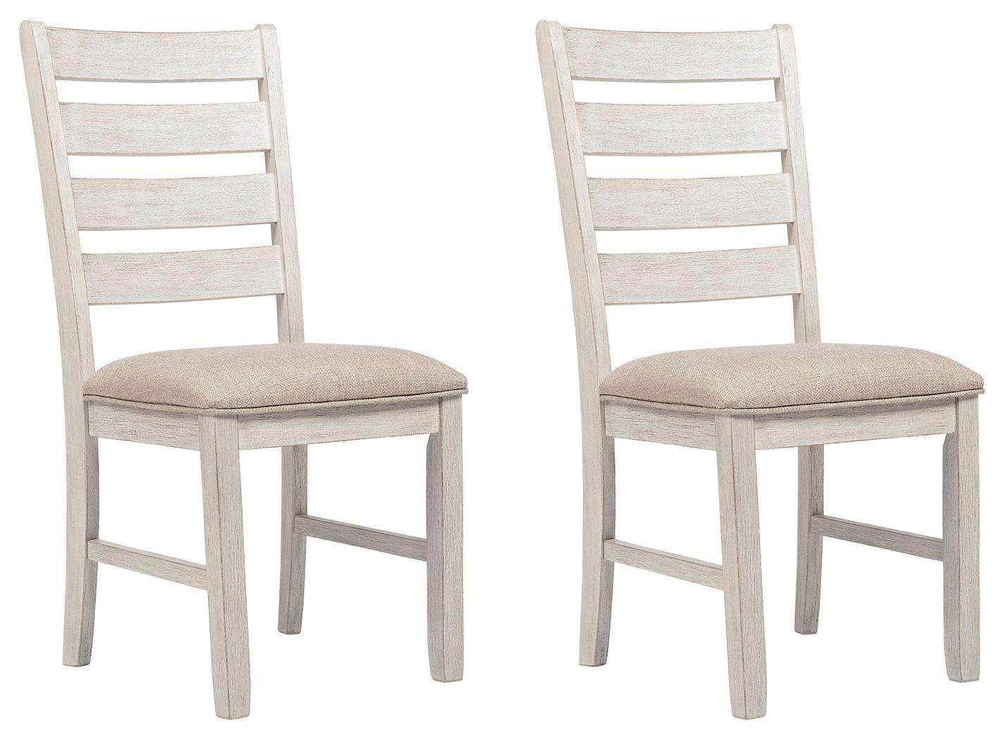 Signature Design by Ashley® - Skempton - White - Dining Uph Side Chair (Set of 2) - 5th Avenue Furniture