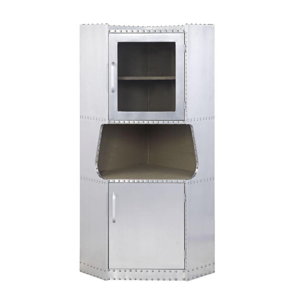 ACME - Brancaster - Cabinet - Aluminum - 57" - 5th Avenue Furniture