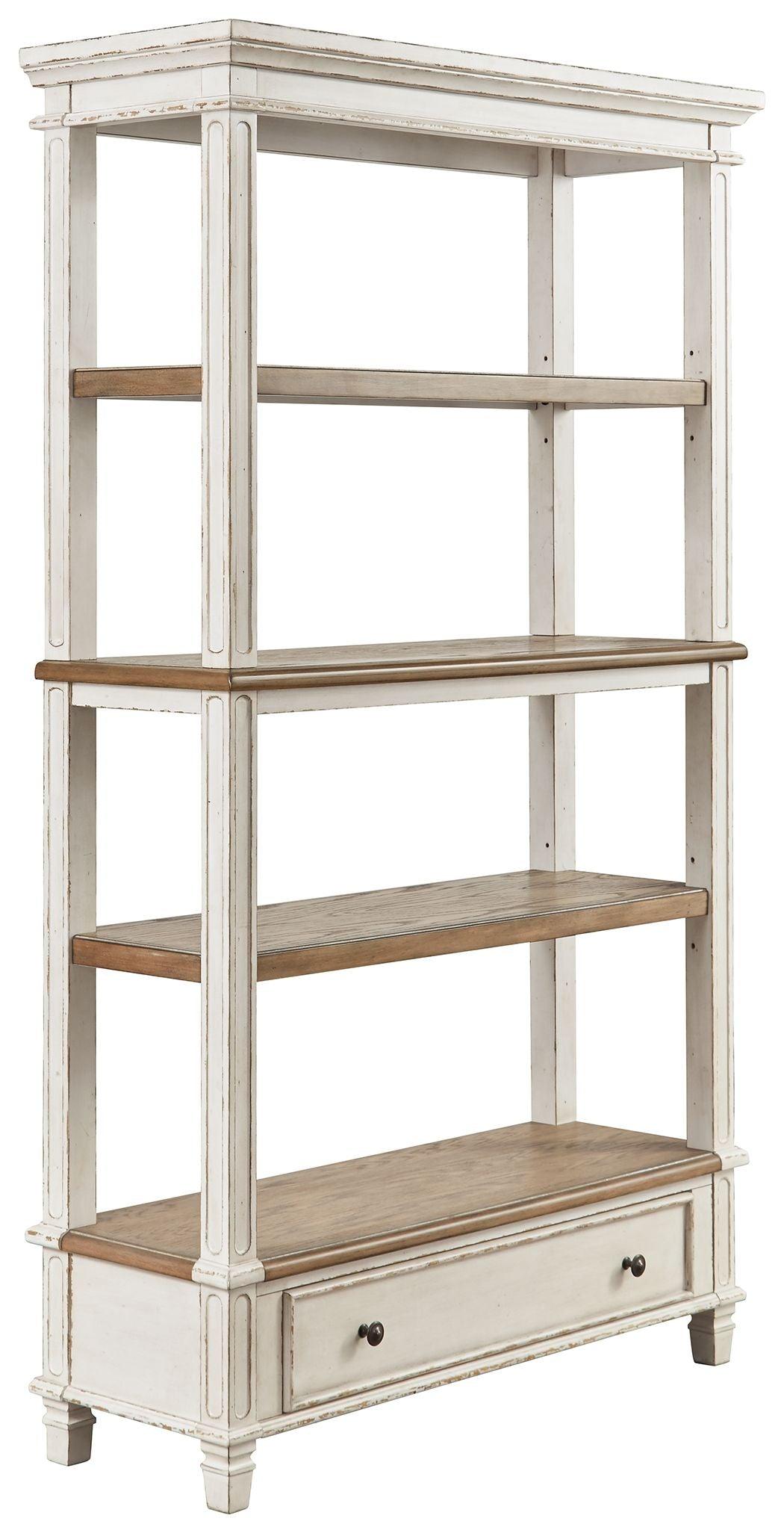 Ashley Furniture - Realyn - Brown / White - Bookcase - 5th Avenue Furniture