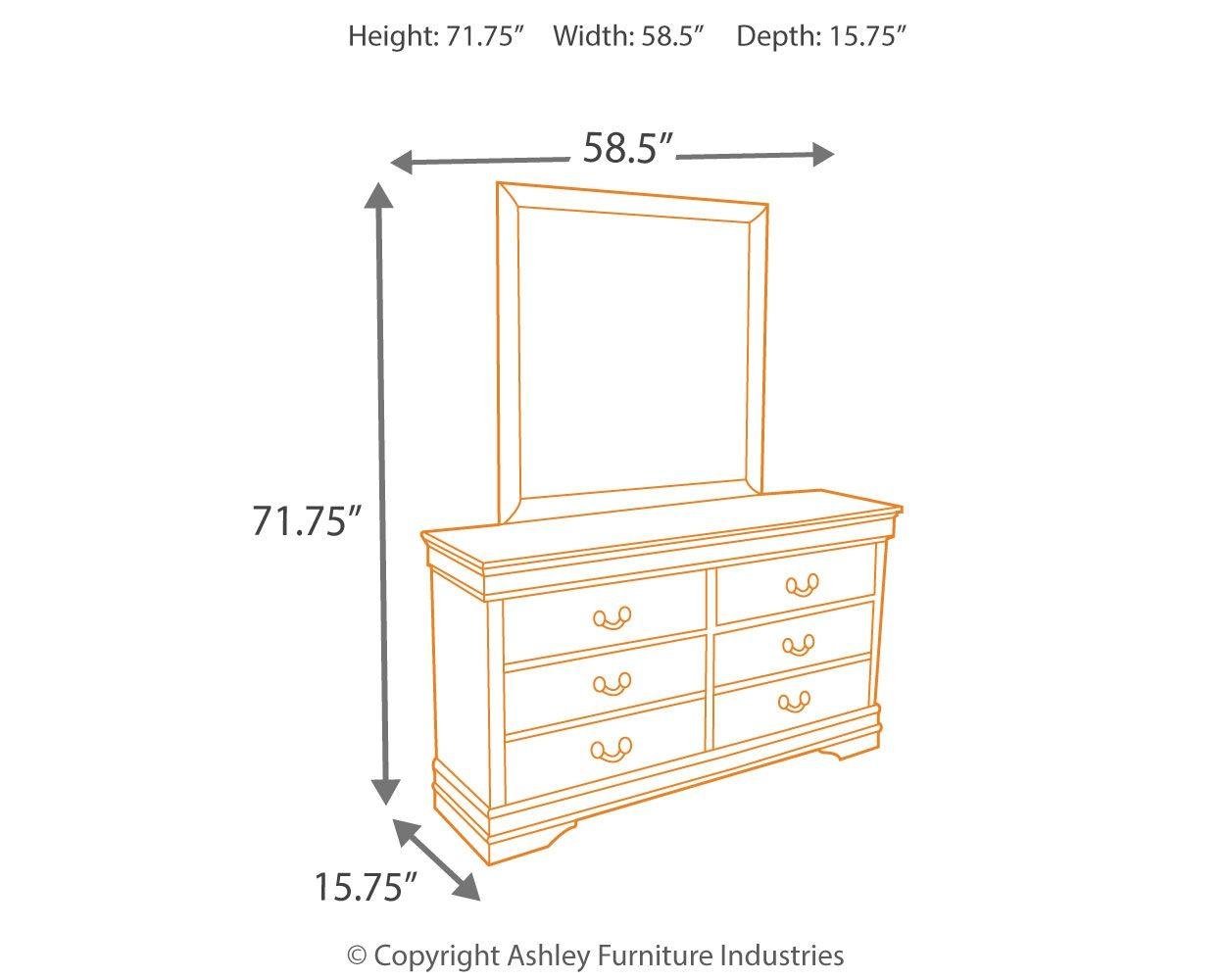 Signature Design by Ashley® - Alisdair - Sleigh Bed Set - 5th Avenue Furniture