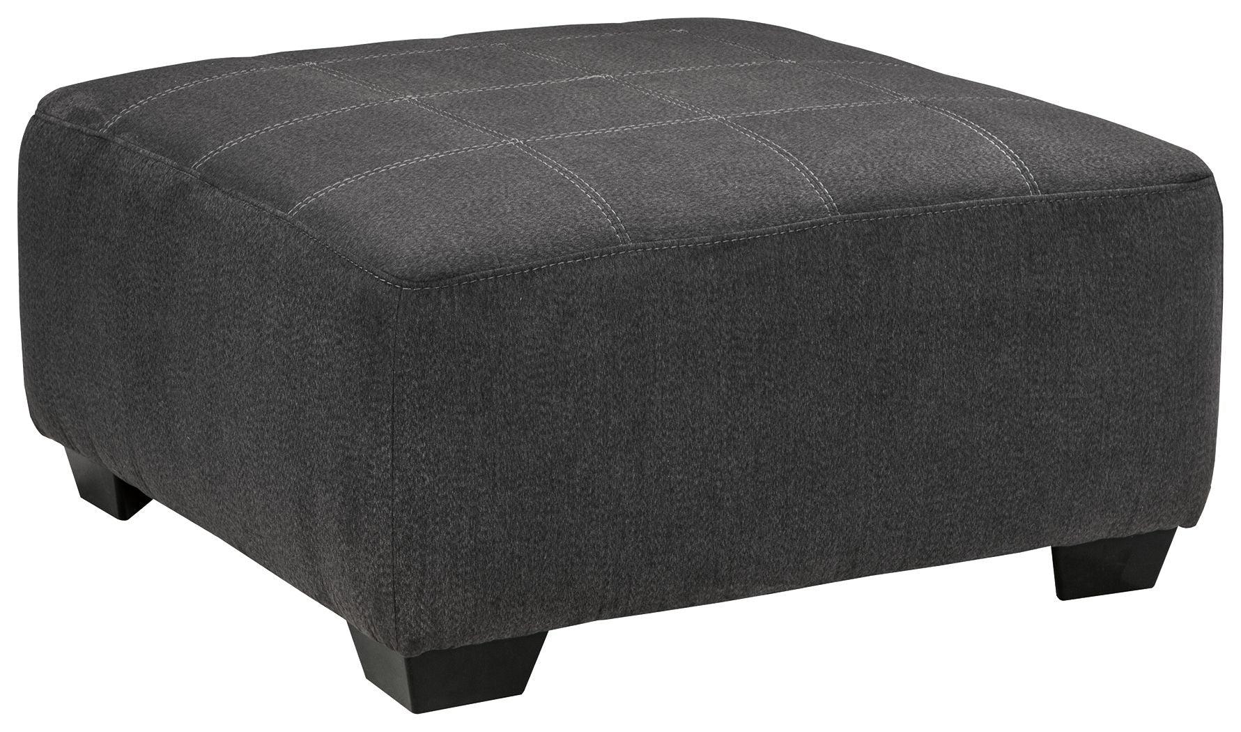 Benchcraft® - Ambee - Slate - Oversized Accent Ottoman - 5th Avenue Furniture