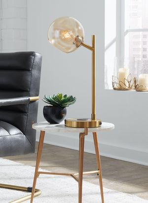 Ashley Furniture - Abanson - Metal Lamp - 5th Avenue Furniture