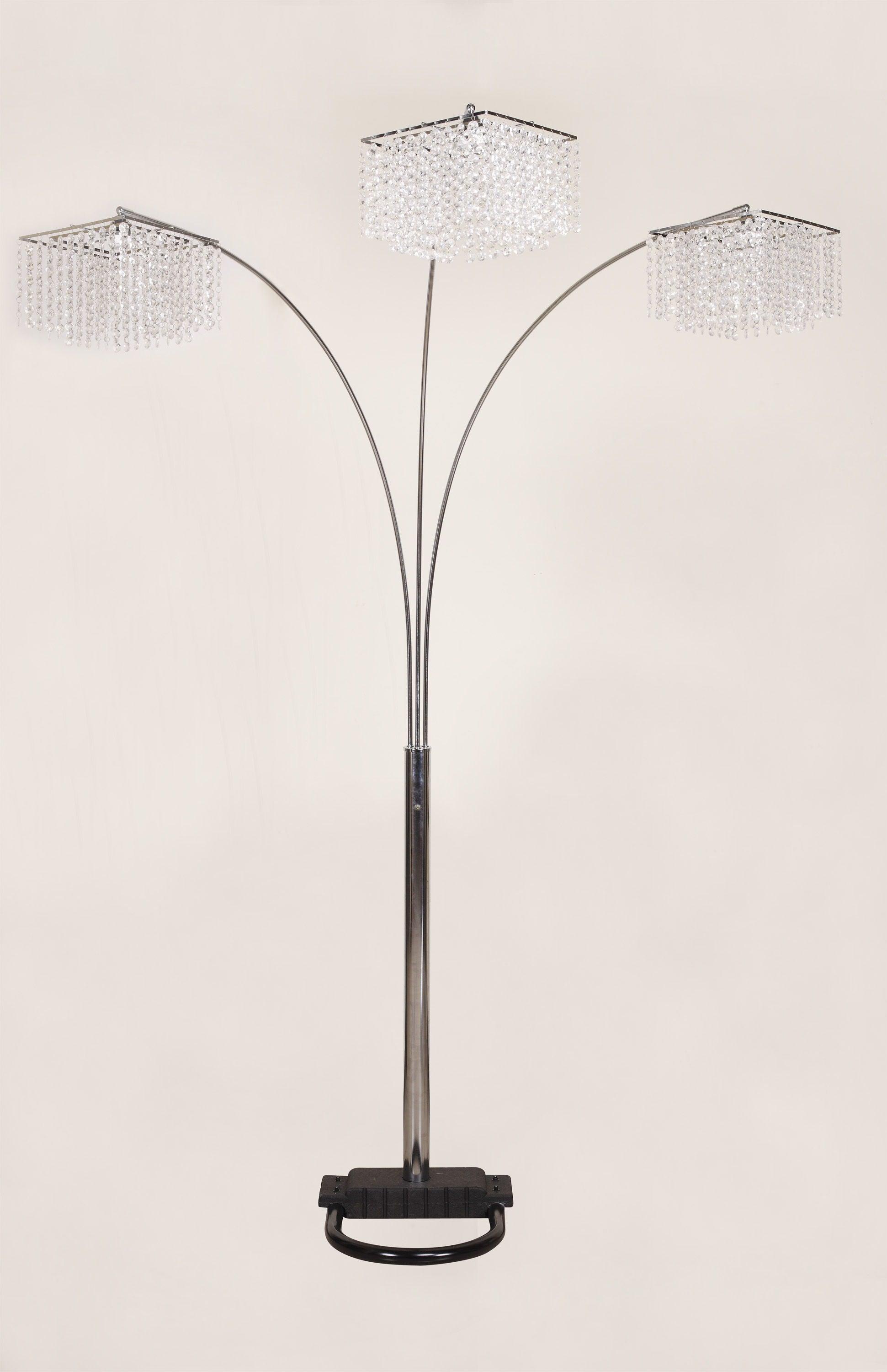 Crown Mark - Floor Lamp - Gray - 5th Avenue Furniture