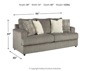 Ashley Furniture - Soletren - Stationary Sofa - 5th Avenue Furniture