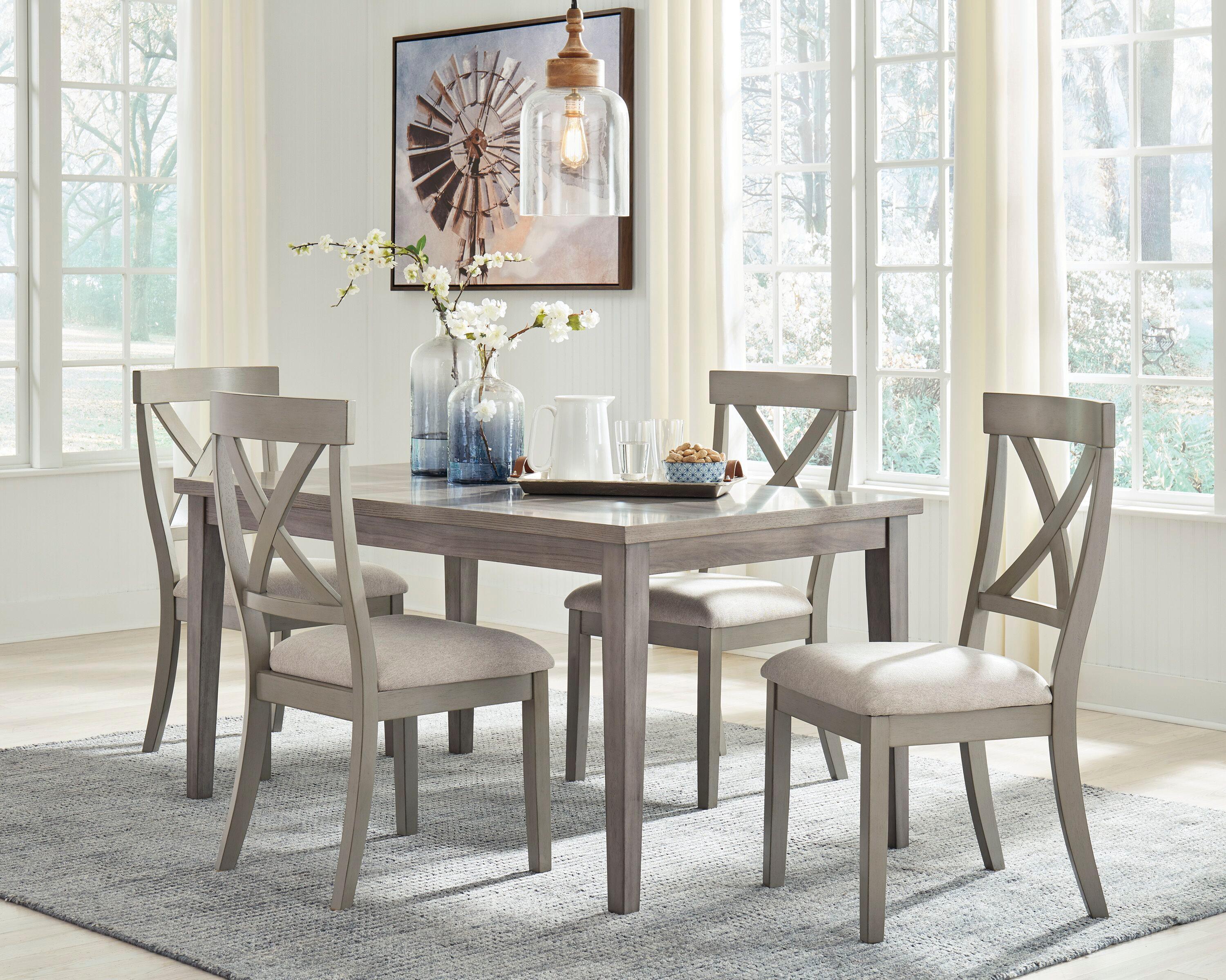 Signature Design by Ashley® - Parellen - Dining Table Set - 5th Avenue Furniture