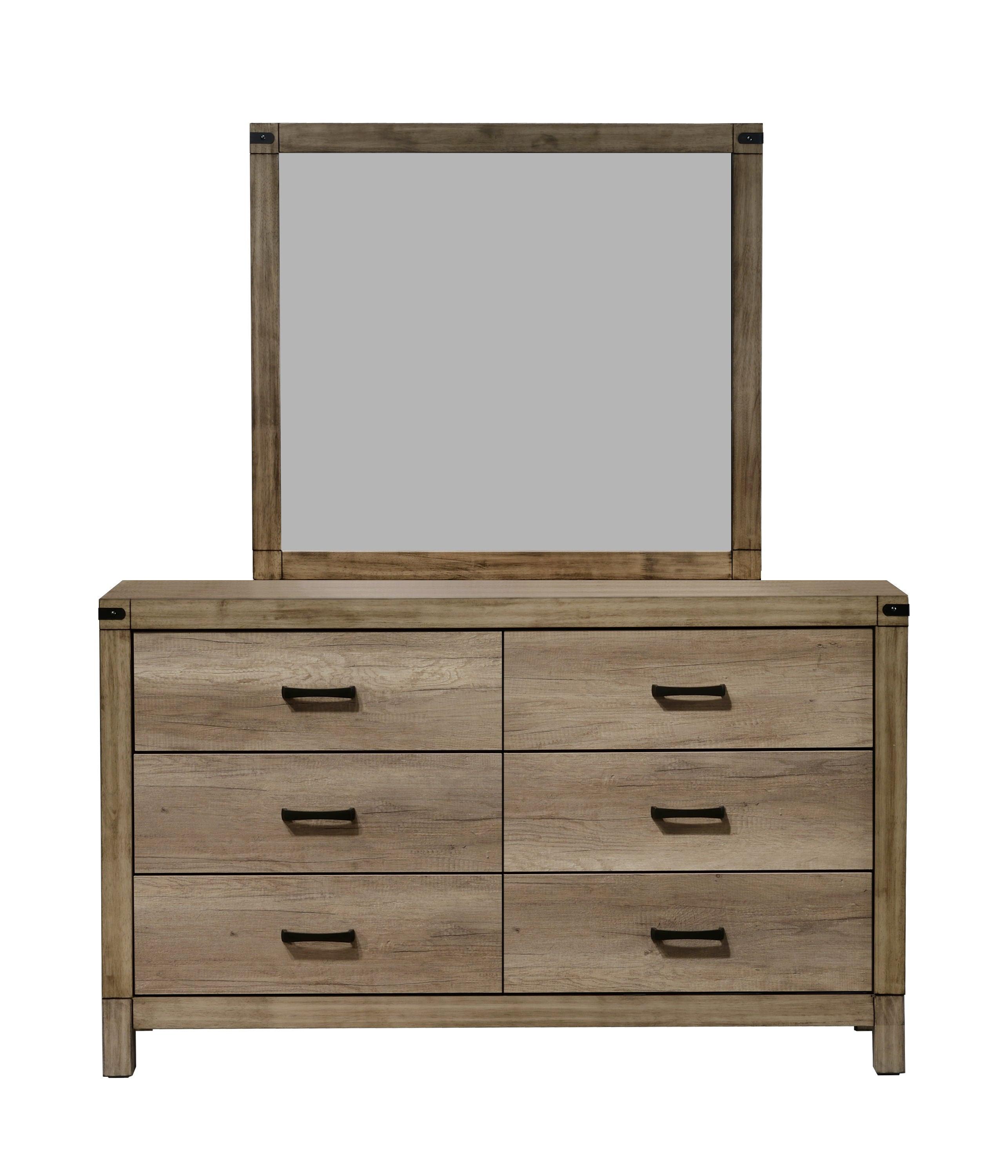 Crown Mark - Matteo - Dresser, Mirror - 5th Avenue Furniture