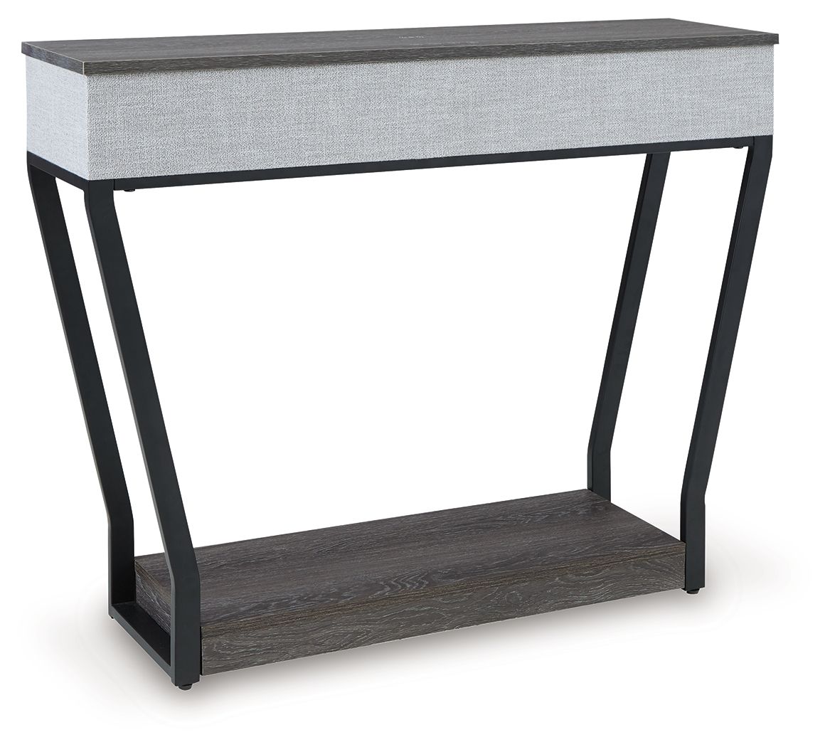 Sethlen - Gray / Black - Console Sofa Table - 5th Avenue Furniture