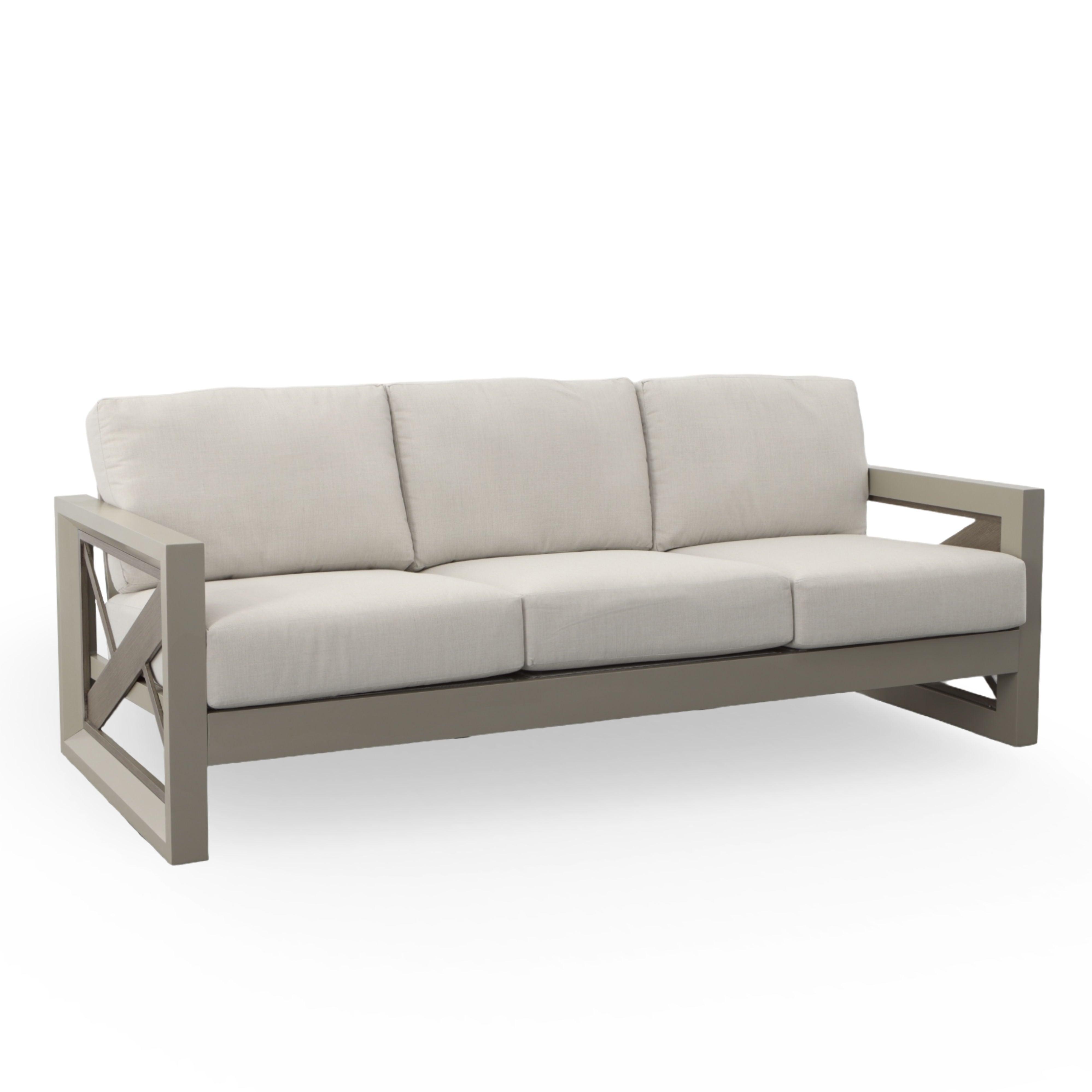 Steve Silver Furniture - Dalilah - Patio Sofa - Gray - 5th Avenue Furniture
