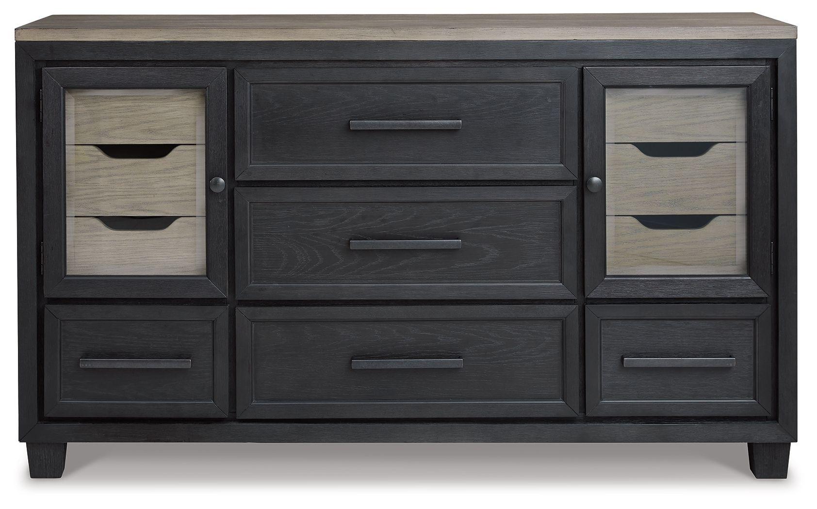 Signature Design by Ashley® - Foyland - Dresser, Mirror - 5th Avenue Furniture