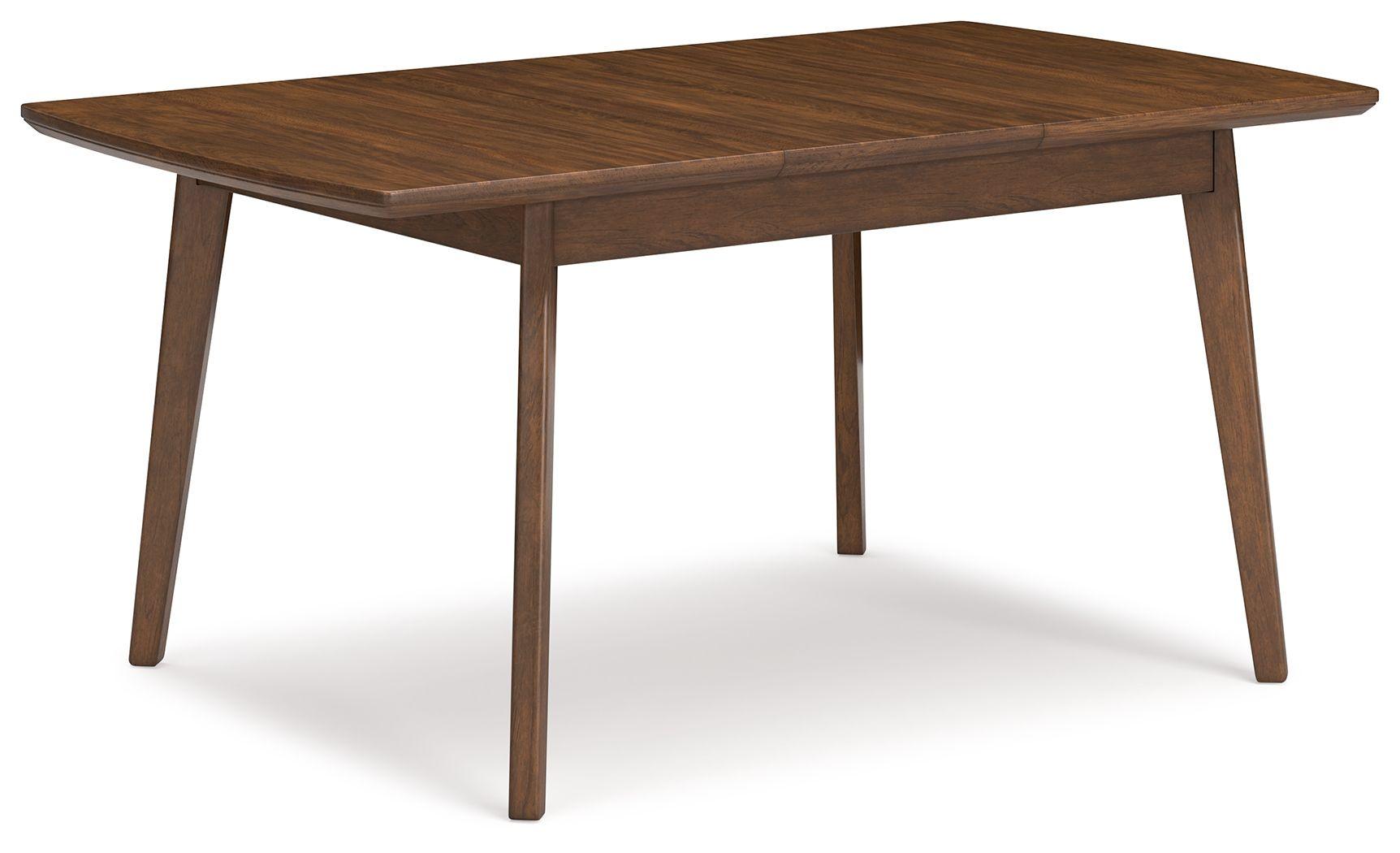 Signature Design by Ashley® - Lyncott - Brown - Rectangular Dining Room Butterfly Extension Table - 5th Avenue Furniture