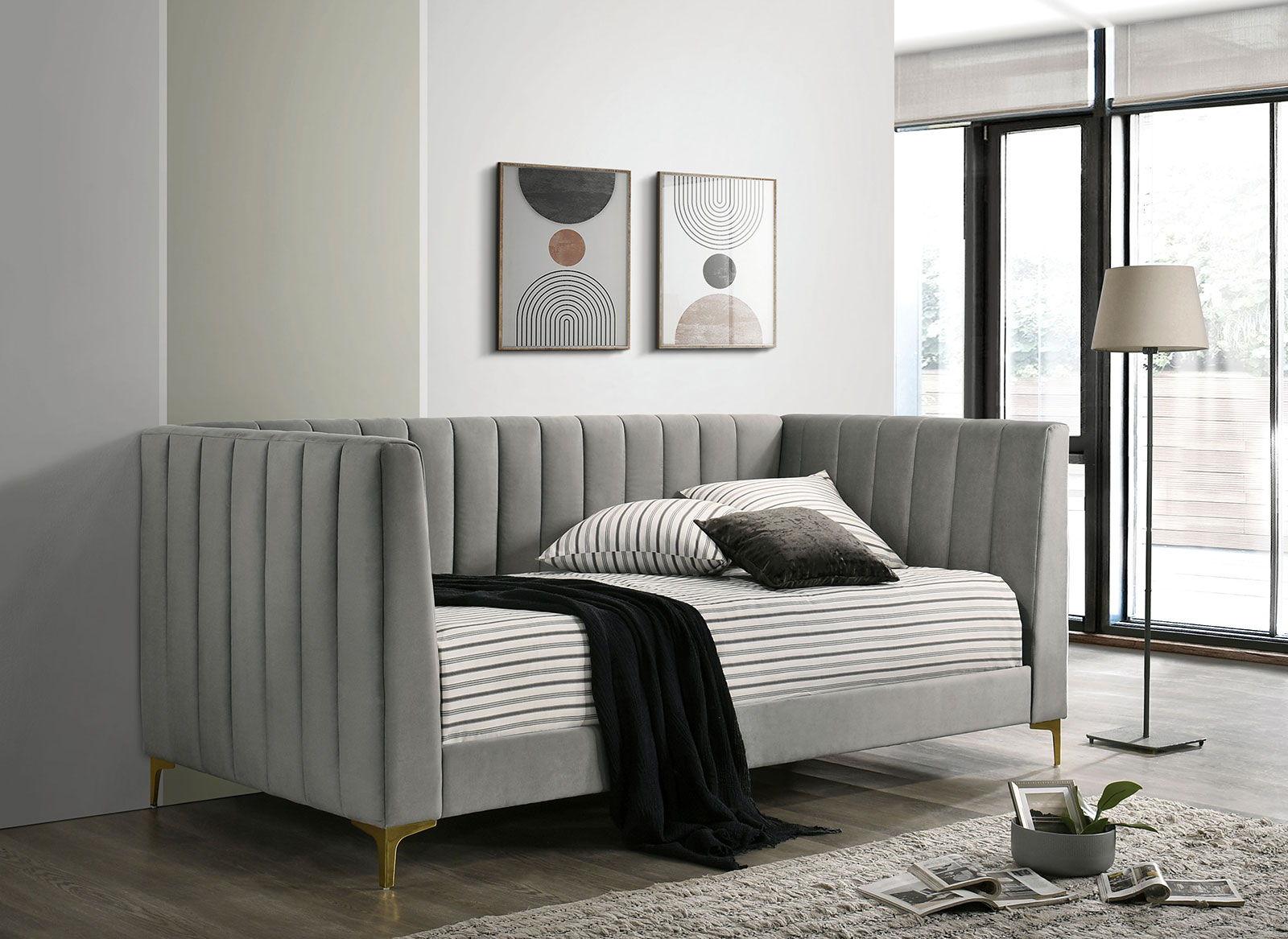 Furniture of America - Neoma - Twin Daybed - Light Gray - 5th Avenue Furniture