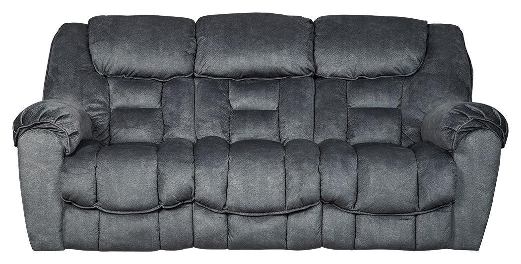 Ashley Furniture - Capehorn - Granite - Reclining Sofa - 5th Avenue Furniture