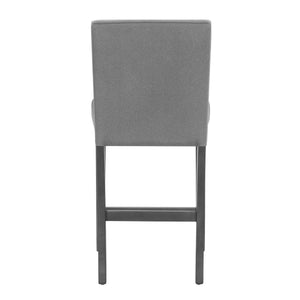 Crown Mark - Judson - 5 Piece Counter Height Set - Glitter Grey - 5th Avenue Furniture