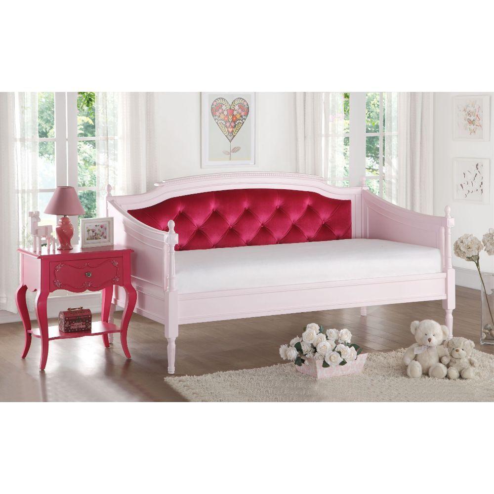 ACME - Wynell - Daybed - Magenta - Velvet & Pink - 5th Avenue Furniture